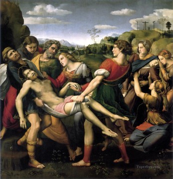 El Entierro del maestro renacentista Rafael Pinturas al óleo